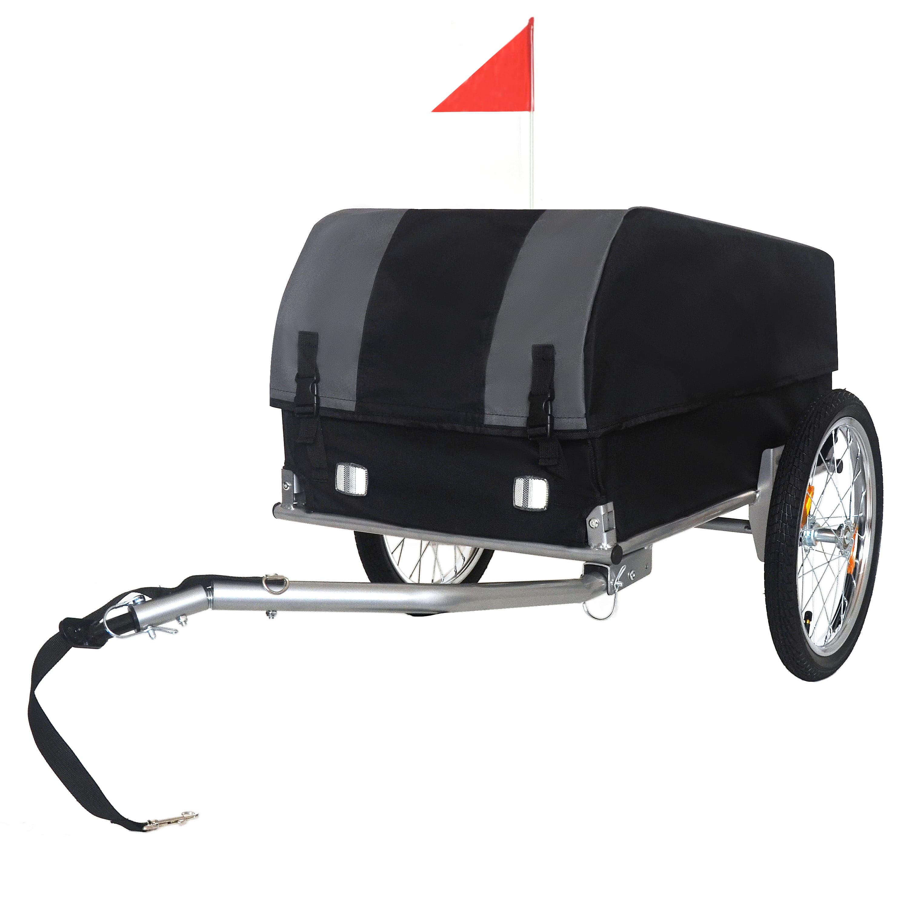 LISHI Heavy-Duty Bicycle Trailer with Removable Waterproof Cover, 88 ...