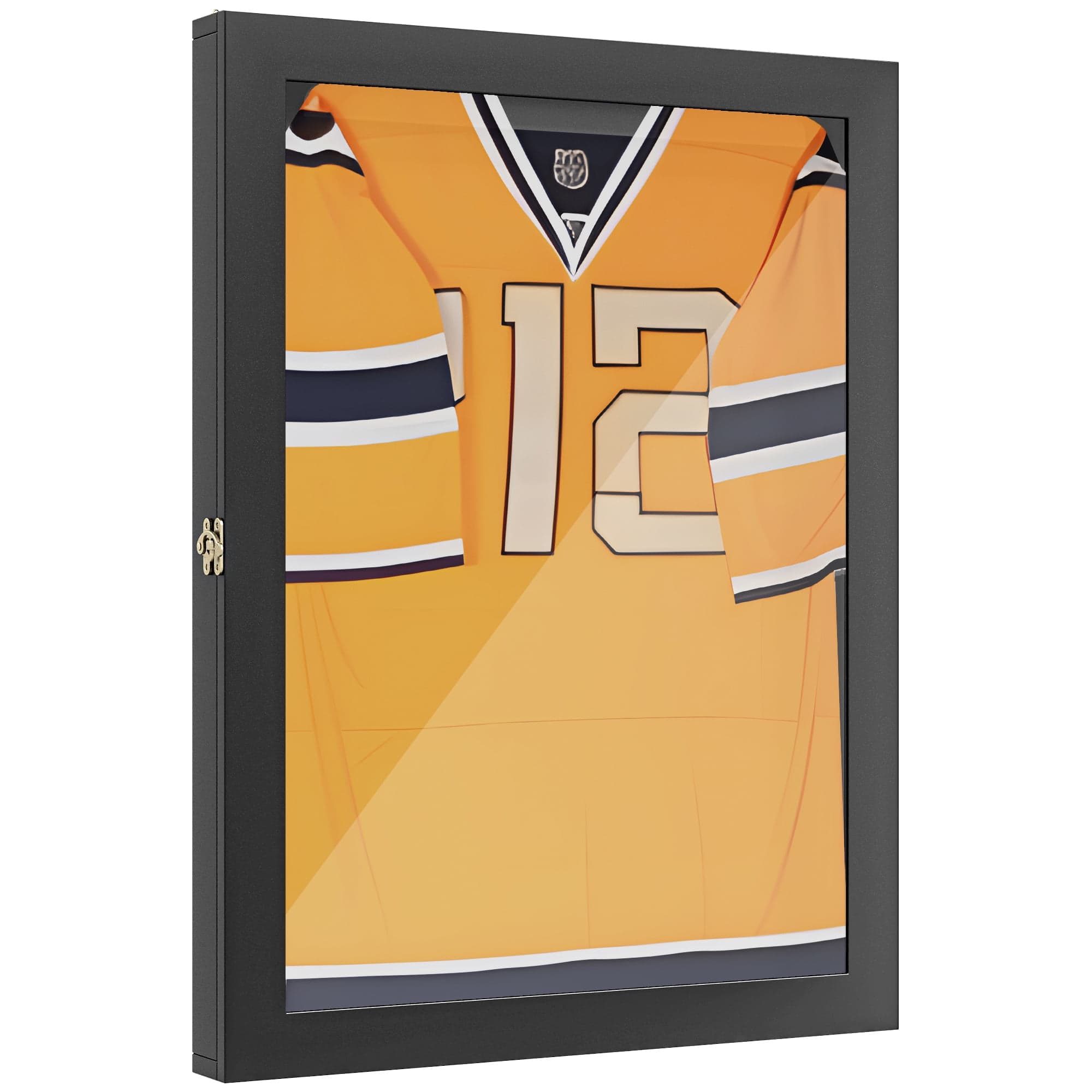 Jersey Display Case | Wall-Mounted Shadow Box for Sports Memorabilia ...