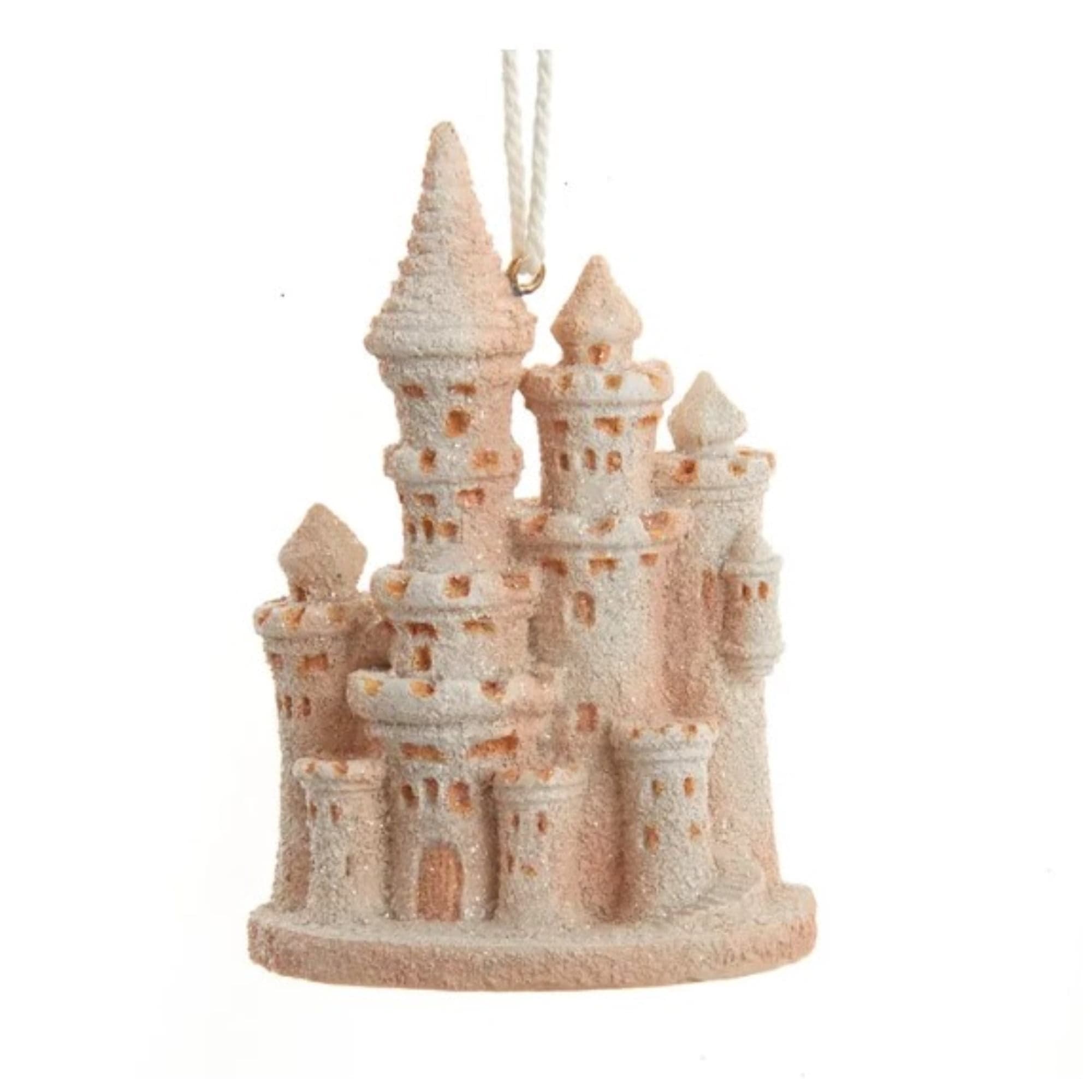 Kurt Adler Beach Lighthouse Resin Ornament, Sand Castl…