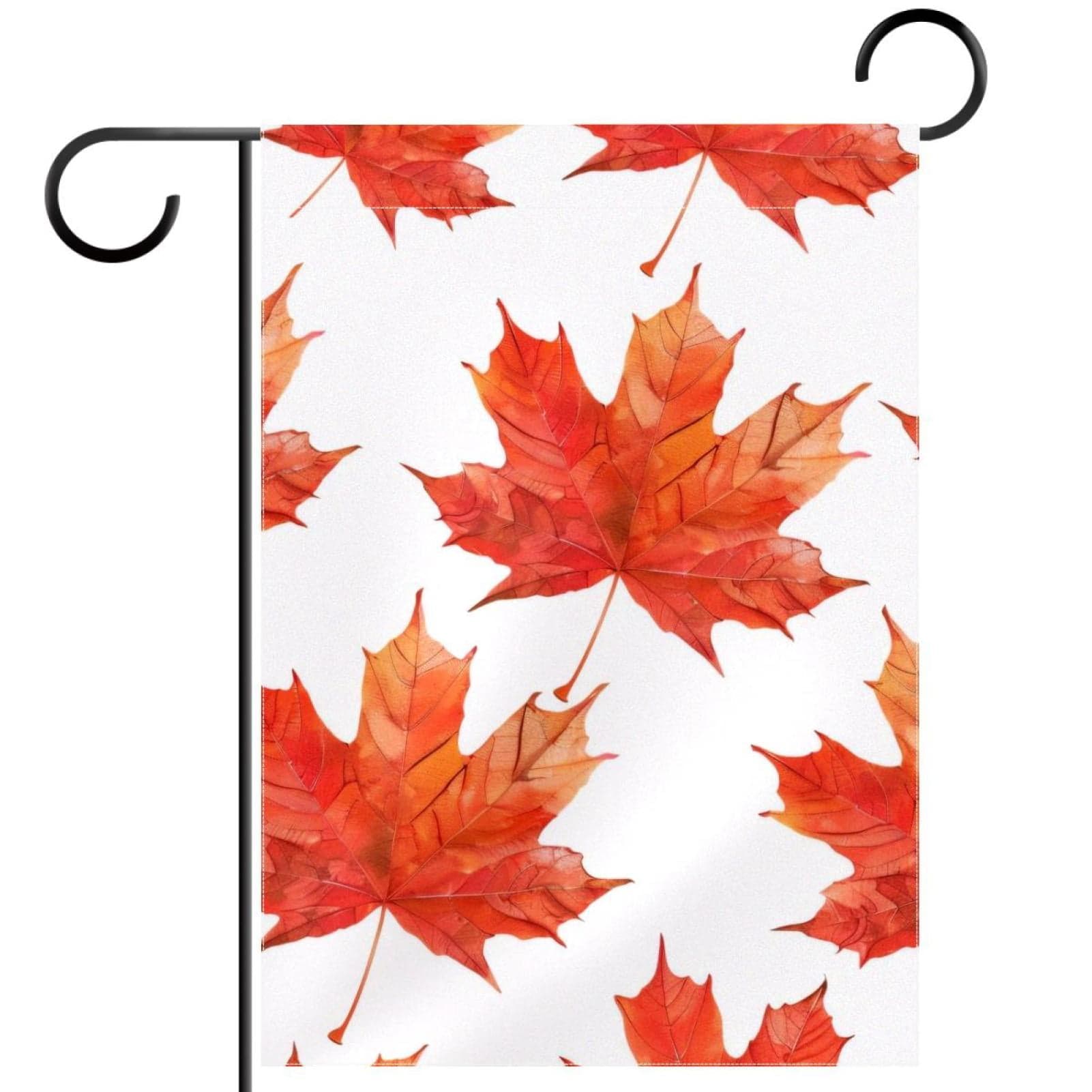 Maple Leaves Welcome Garden Flags, 12 x 18 Inch Double Sided Outdoor ...