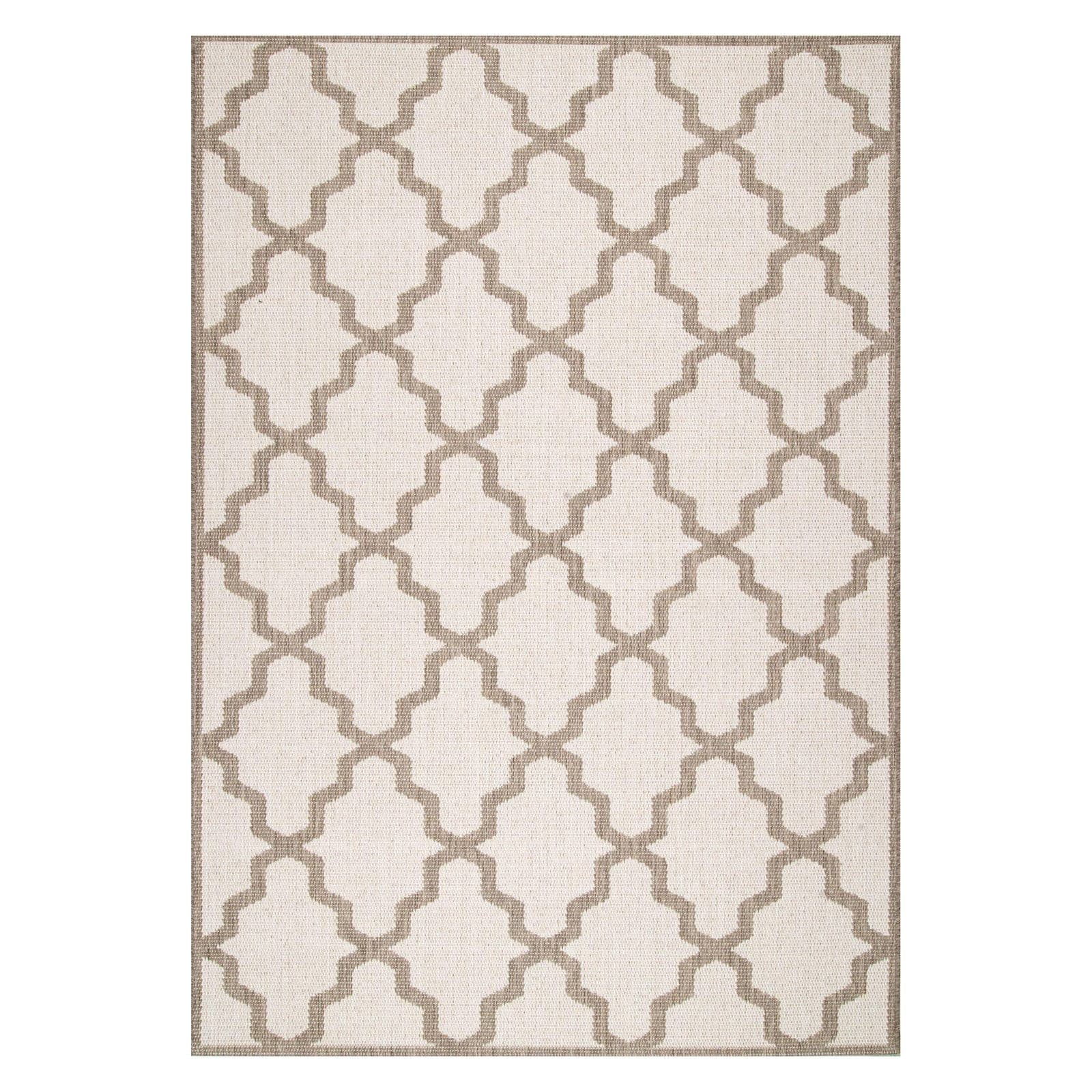 Nuloom 6' 3 x 6' 3 Gina Outdoor Moroccan Trellis Round Rug in Tawny ...
