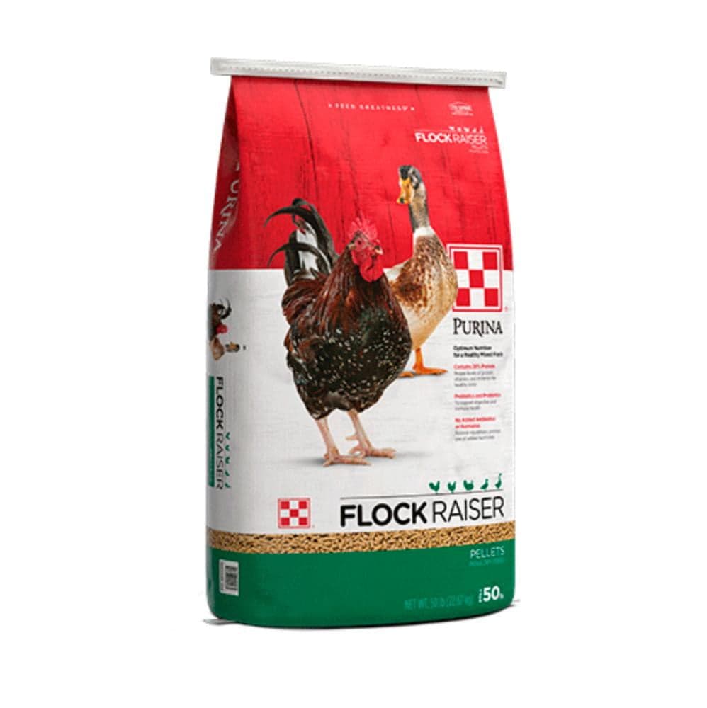 Purina Animal Nutrition Flock Raiser Pellets 50lb - Walmart.com