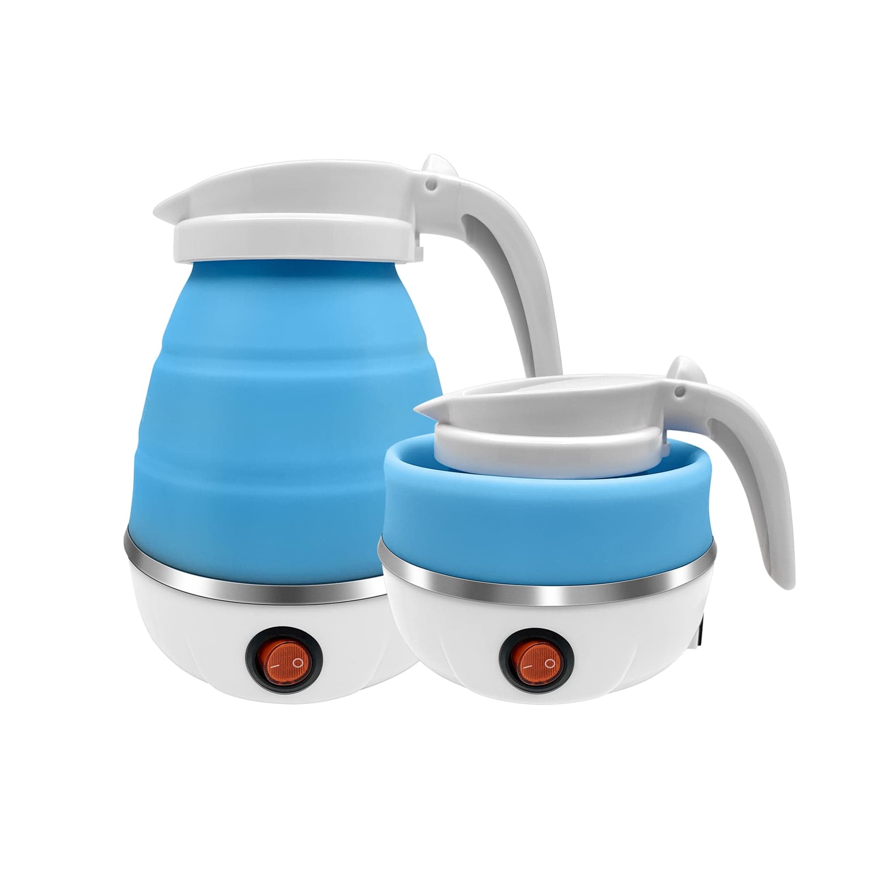 Travel Portable Foldable Electric Kettle, 0.6L Small Collapsible Hot ...