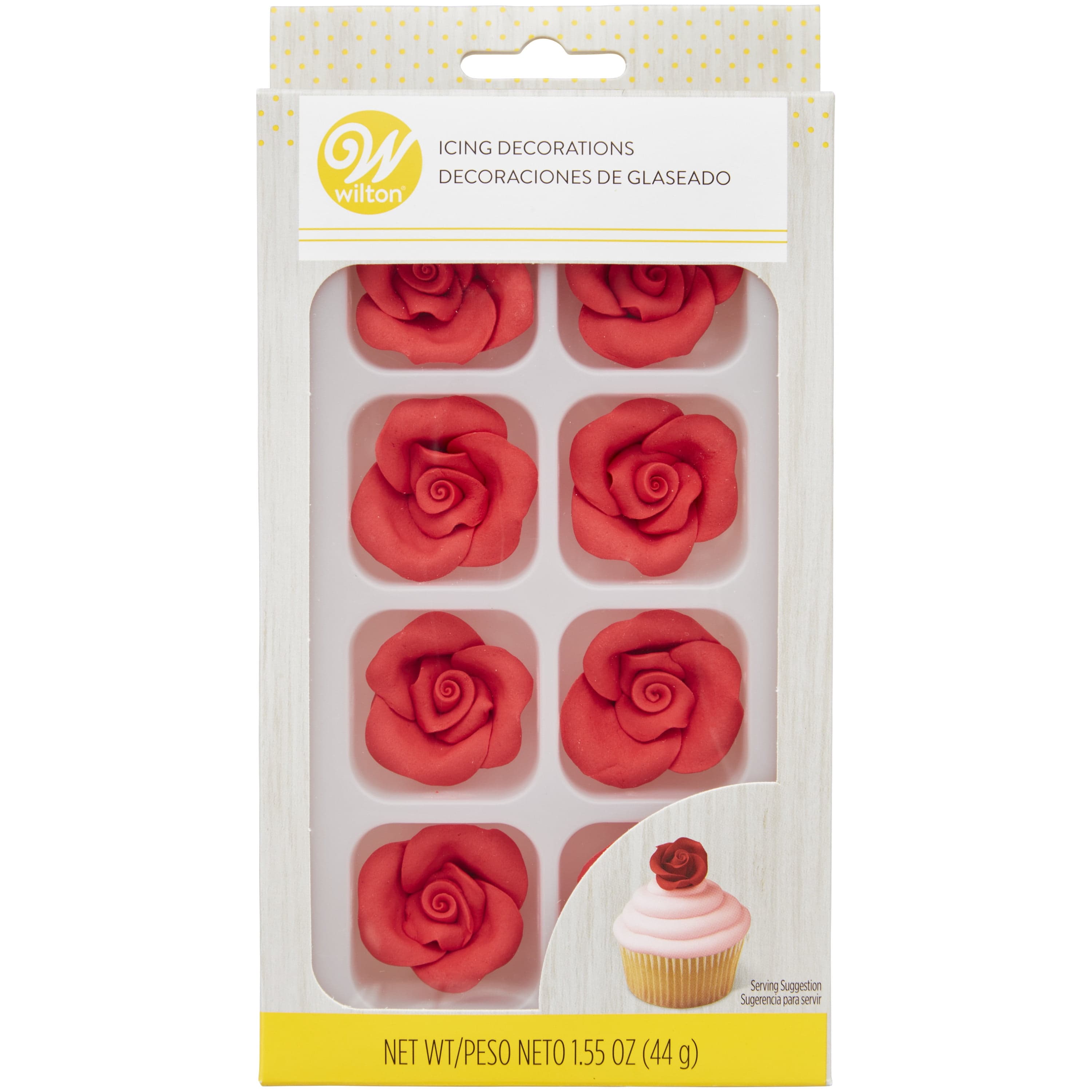 Wilton Rose Icing Decorations, 8-Count - Walmart.com
