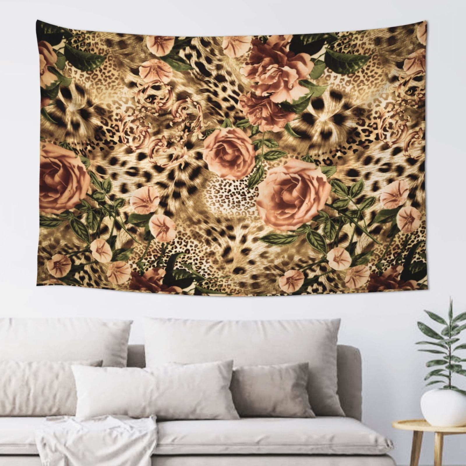 Xecao Animal Leopard Print Tapestry, Wall Hanging Room Funny Decor ...