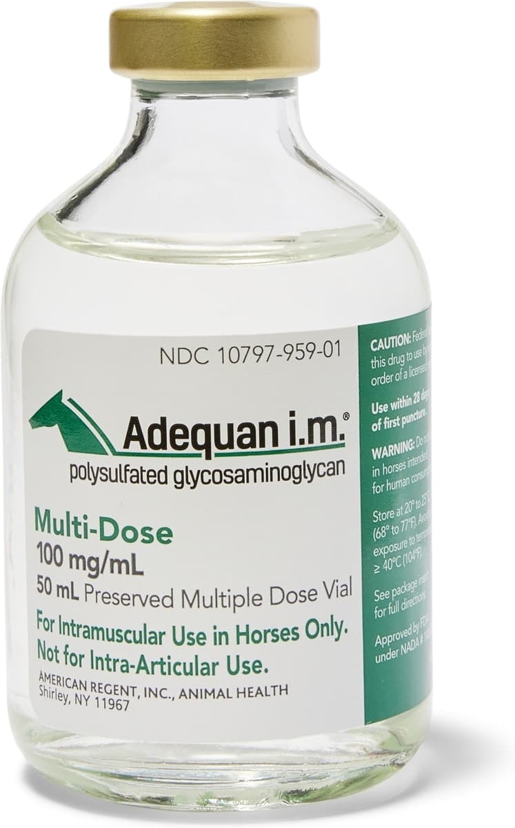 ADEQUAN EQUINE i.m. (polysulfated glycosaminoglycan) Injectable for ...