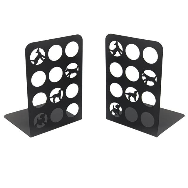 New Table Black Metal Regular Bookends - Book Ends and Metal Bookends