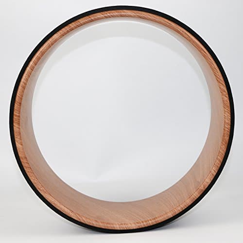 Risefit Dharma Yoga Prop Wheel for Yoga Poses, Wood | Pricepulse