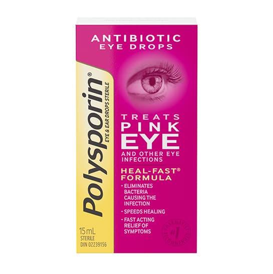 Eye & Ear Antibiotic Drops | POLYSPORIN® CANADA