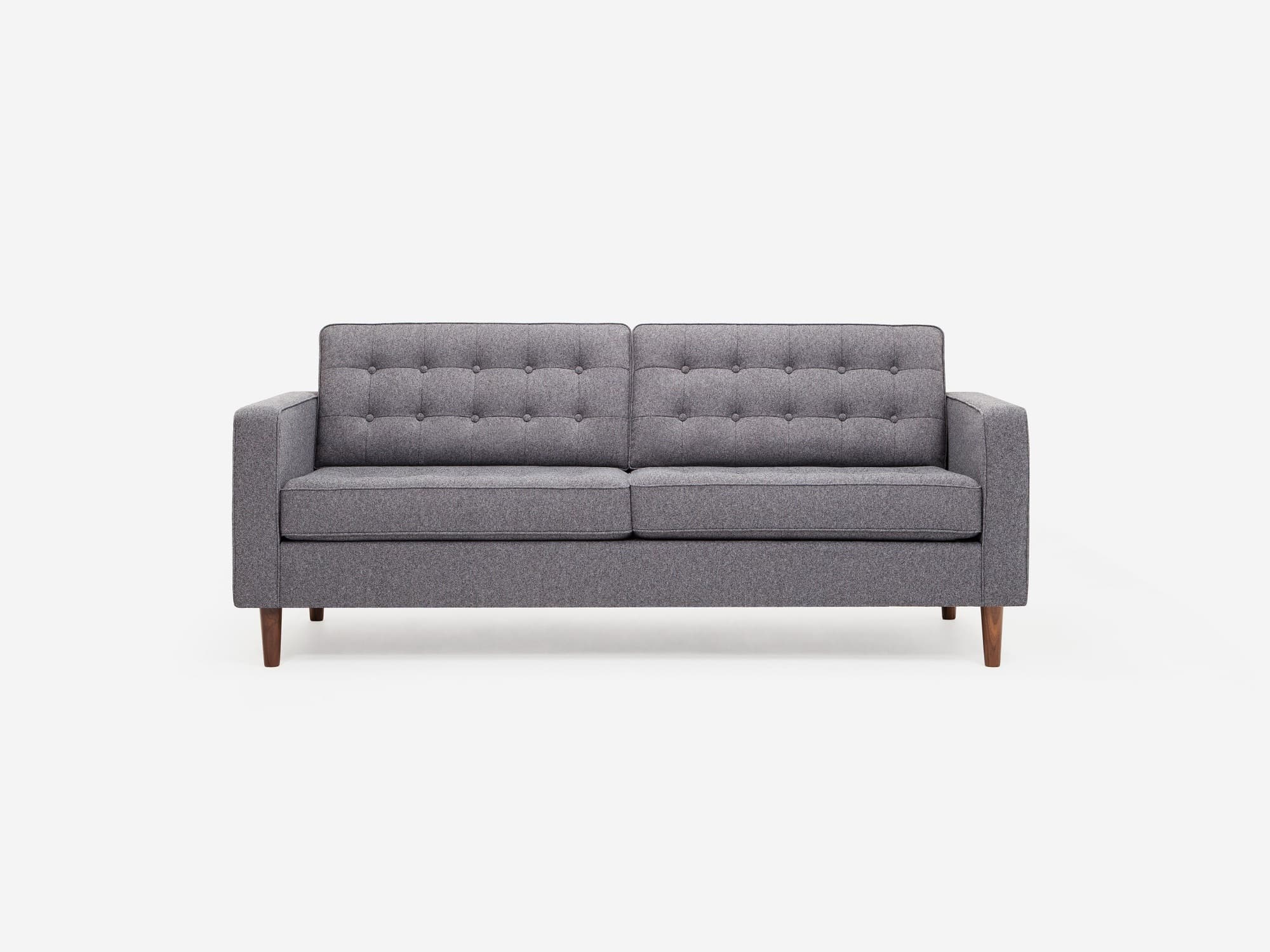 Reverie Apartment Sofa | Mid Century Leather Sofa from EQ3