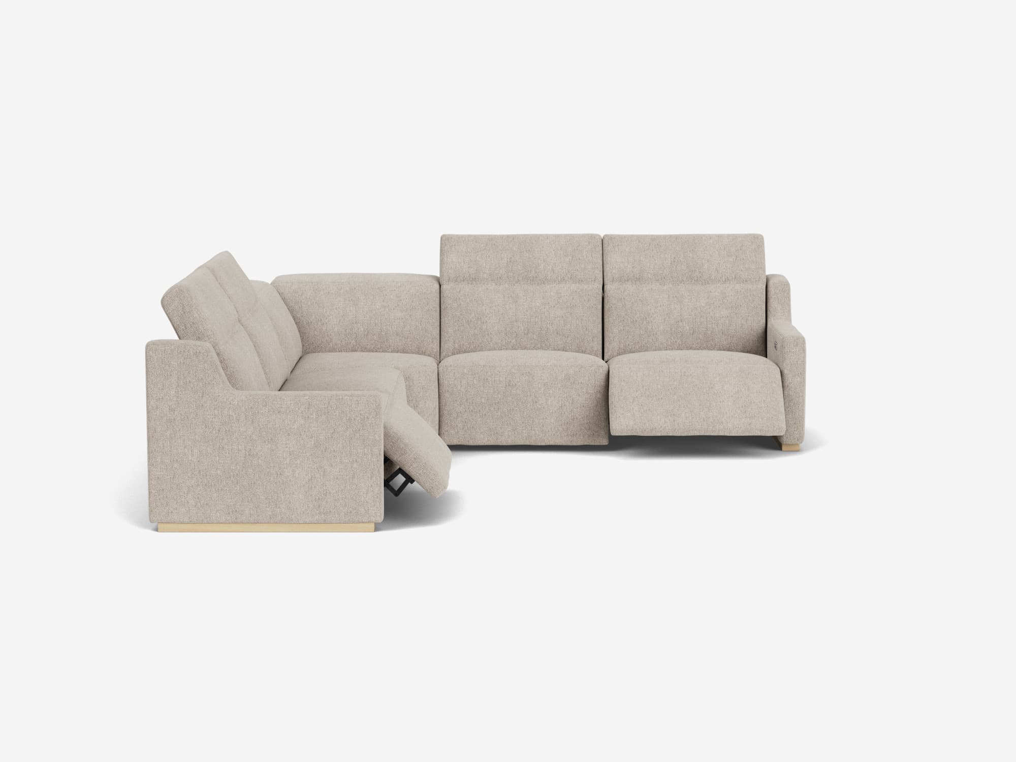Laze 5-Piece Reclining Sectional Sofa | EQ3