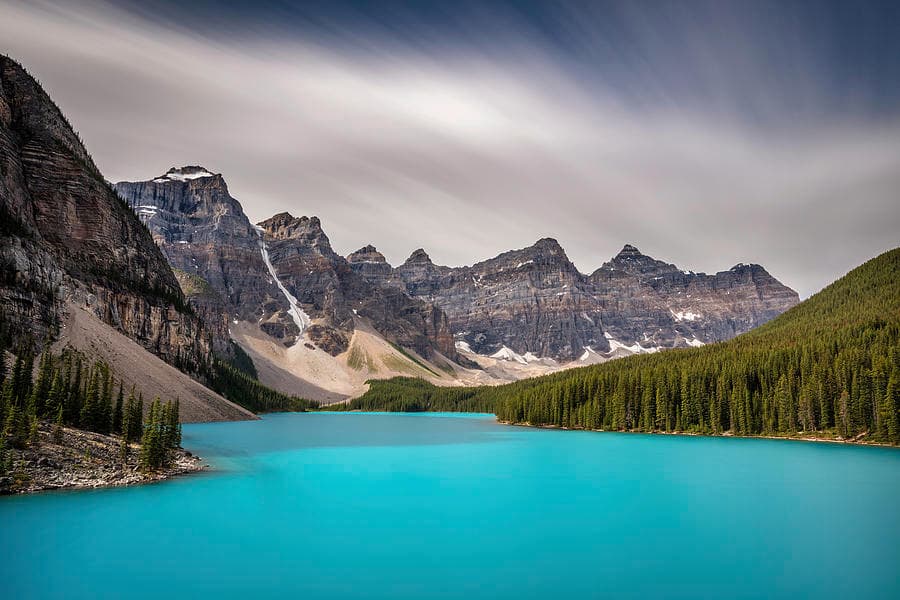Blue Moraine Lake Banff Photograph by Pierre Leclerc Photography | Pixels