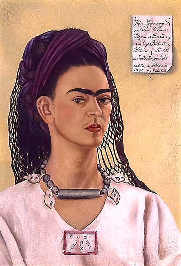 Frida Kahlo - self portrait Painting by Frida Kahlo - Fine Art America