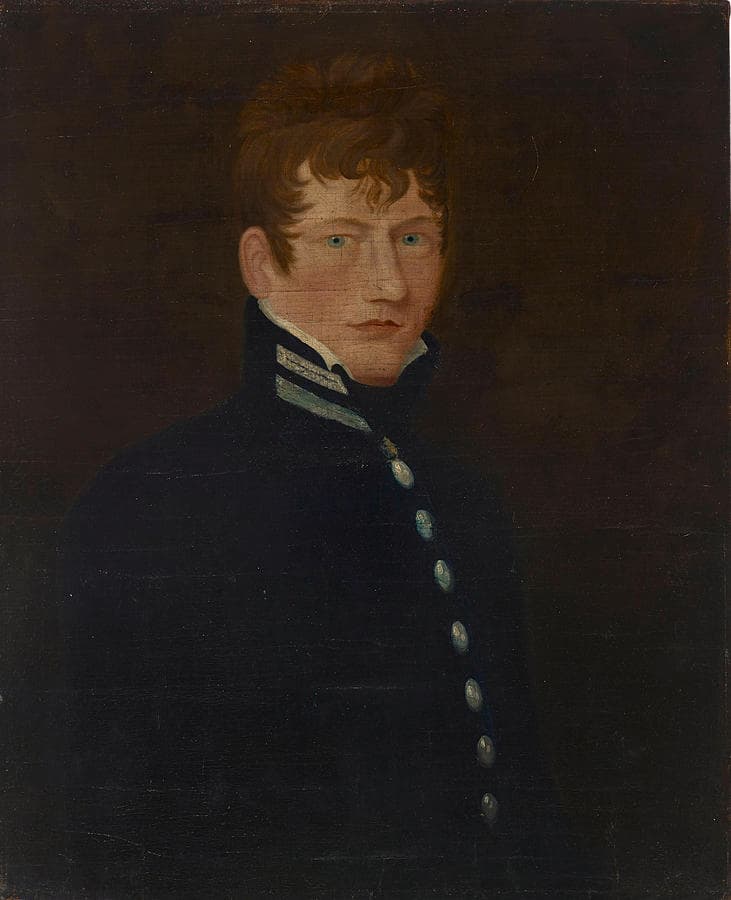 Self Portrait Painting by Lewis Peckham American - Fine Art America