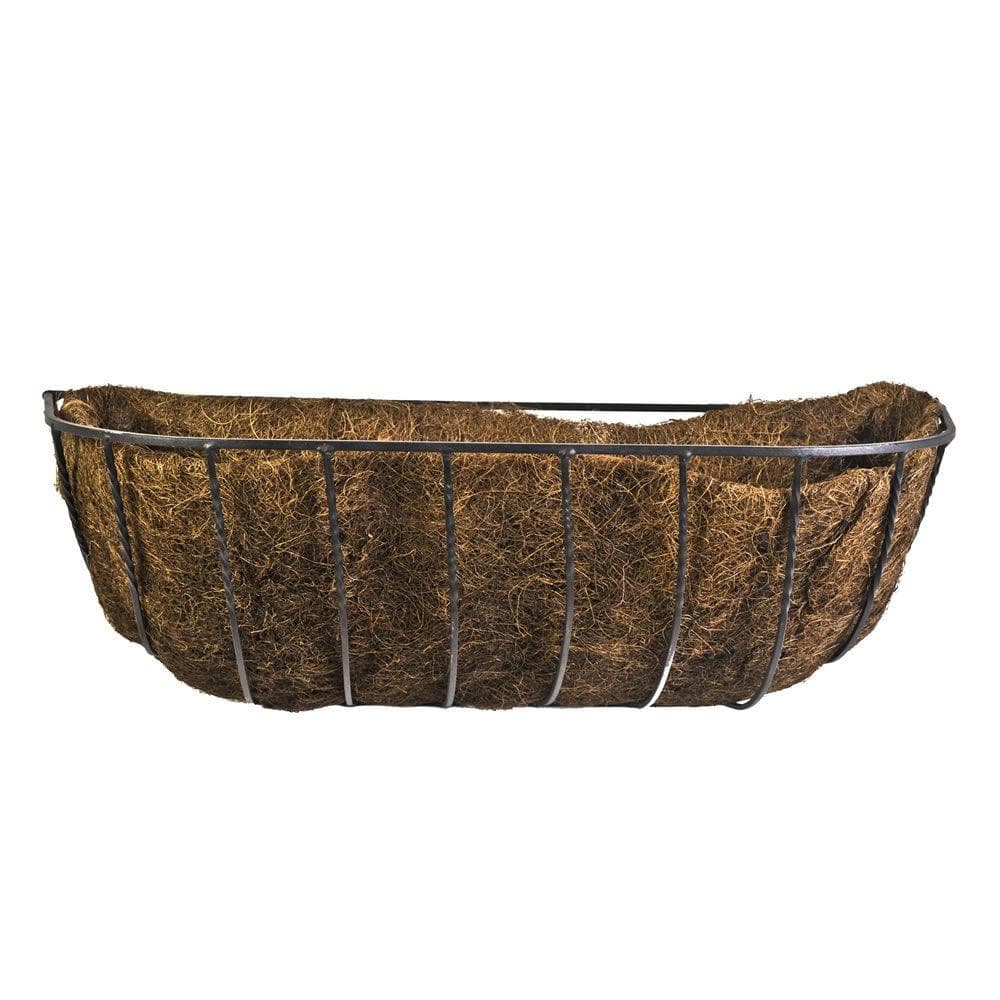 CobraCo 24 in. Canterbury Horse Trough Steel Planter-HTCB24-B - The ...