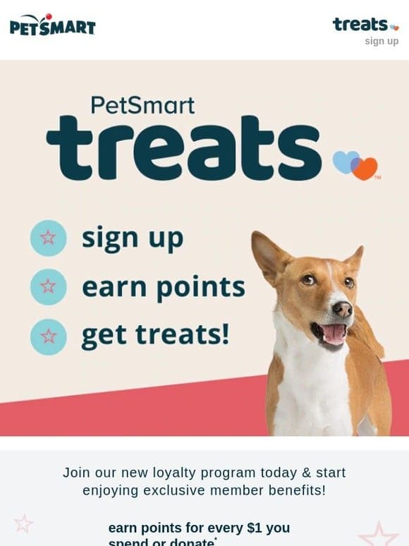 PetSmart: Join our Treats loyalty program today! | Milled