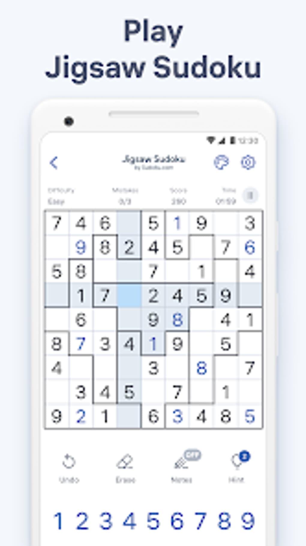 Jigsaw Sudoku