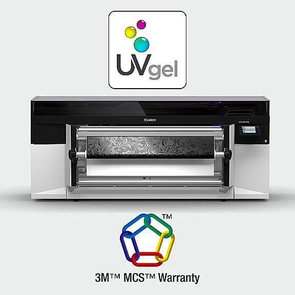 Canon Colorado 1650 UVgel Ink Approved For 3M™ MCS™ Warranty Program ...
