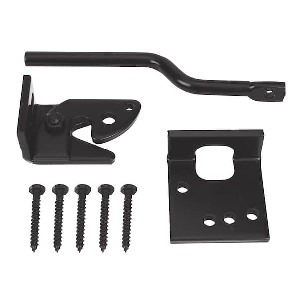 Everbilt Black Heavy Duty Gate Latch 80342 - The Home Depot