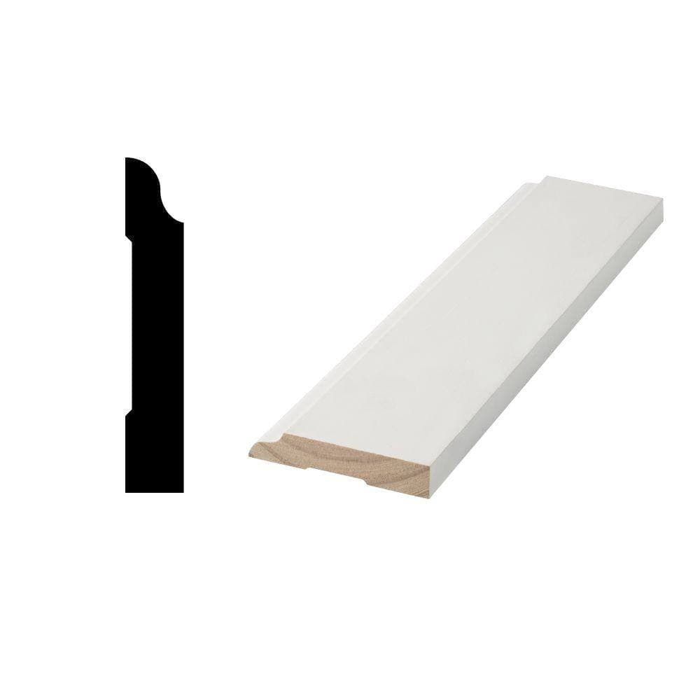 Woodgrain Millwork WM663 - 15/32 in. x 3-1/4 in. Primed MDF Base ...