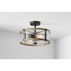 Hampton Bay - Semi-Flush Mount Lighting - Flush Mount Ceiling Lights ...