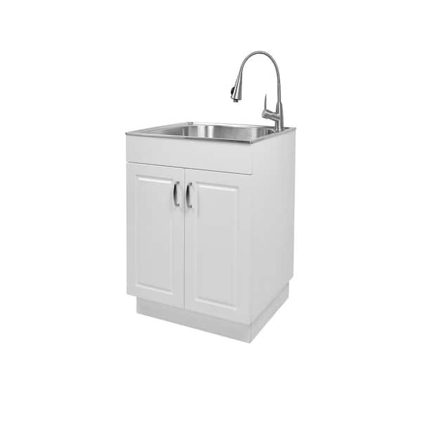 Laundry Sink with Cabinet - Utility Sinks - The Home Depot