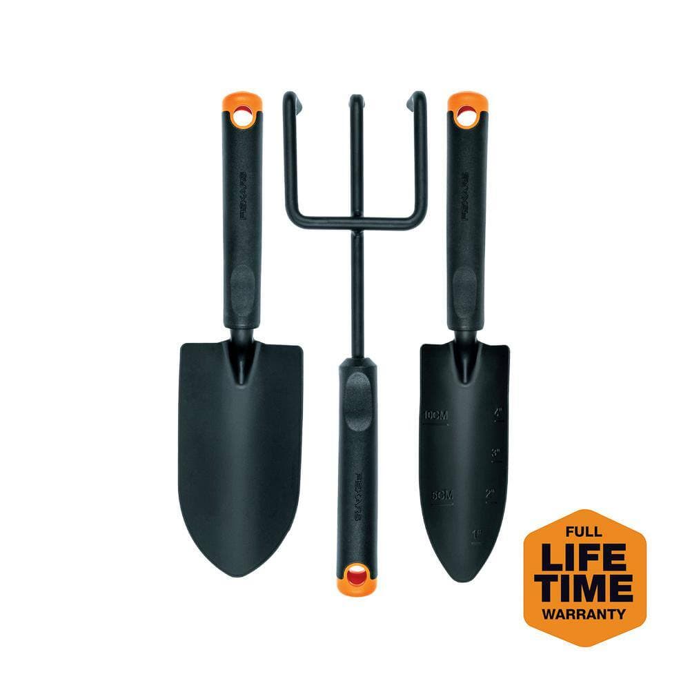Fiskars 3-Piece Garden Tool Set 1069044 - The Home Depot