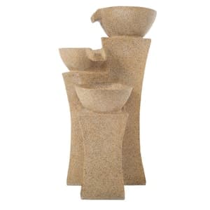 Pure Garden Tiered Indoor Tabletop Water Fountain with Cascading ...