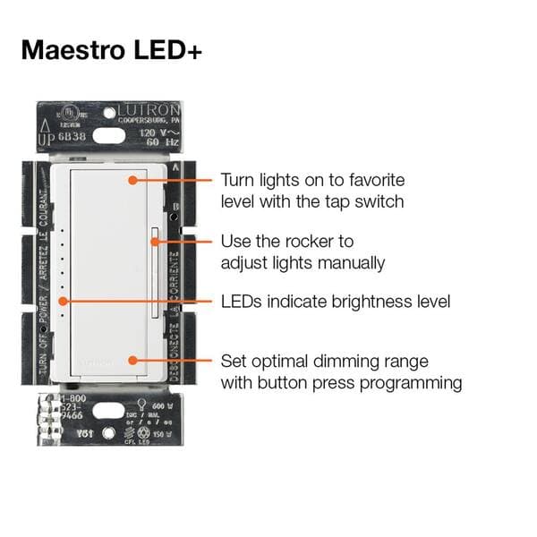 Lutron Maestro Dimmer Lights Blinking | Shelly Lighting
