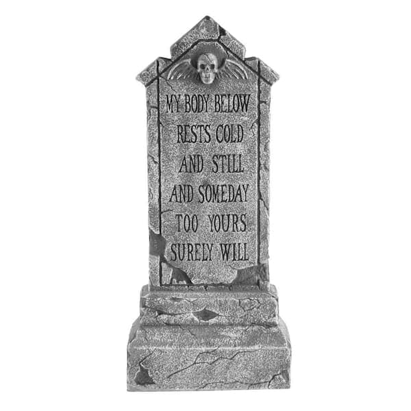 Amscan 22 in. Halloween Reaper Styrofoam Tombstone (2-Pack) 190767 ...