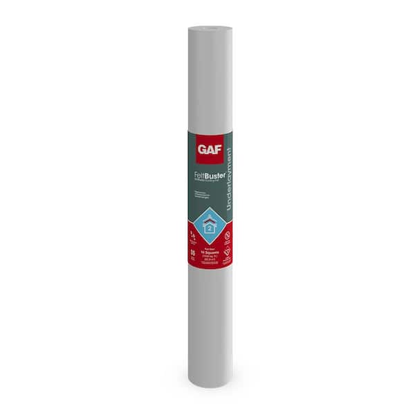 GAF FeltBuster 1000 sq. ft. Synthetic Roofing Underlayment Roll 0973 ...