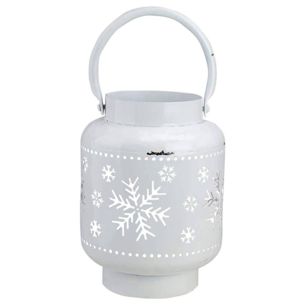 Snowflake Metal Candle Lanterns Interchange A Glow Series: Snowflake