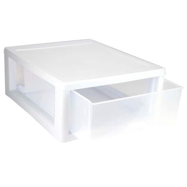 Sterilite Sterilite 16 Qt Single Box Modular Stacking Storage Drawer 1 ...