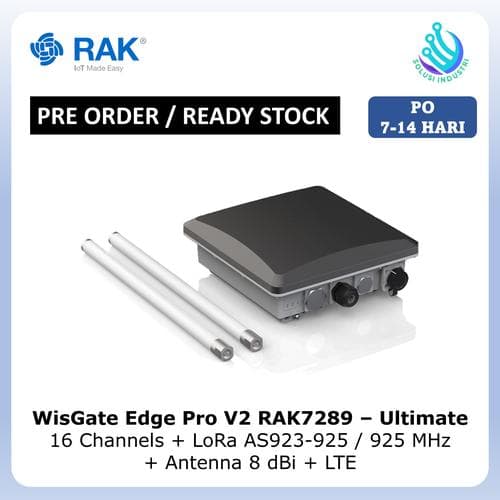 Jual WisGate Edge Pro V2 RAK7289 LoRaWAN Gateway - Ultimate - Kab ...