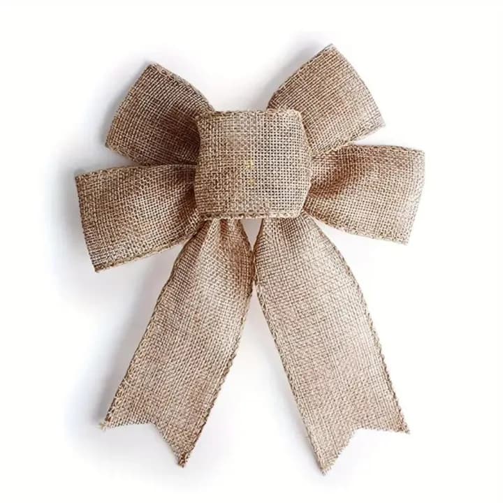 Decorative Party Decoration Bows Burlap Burlap Wreaths Brand New Jute ...