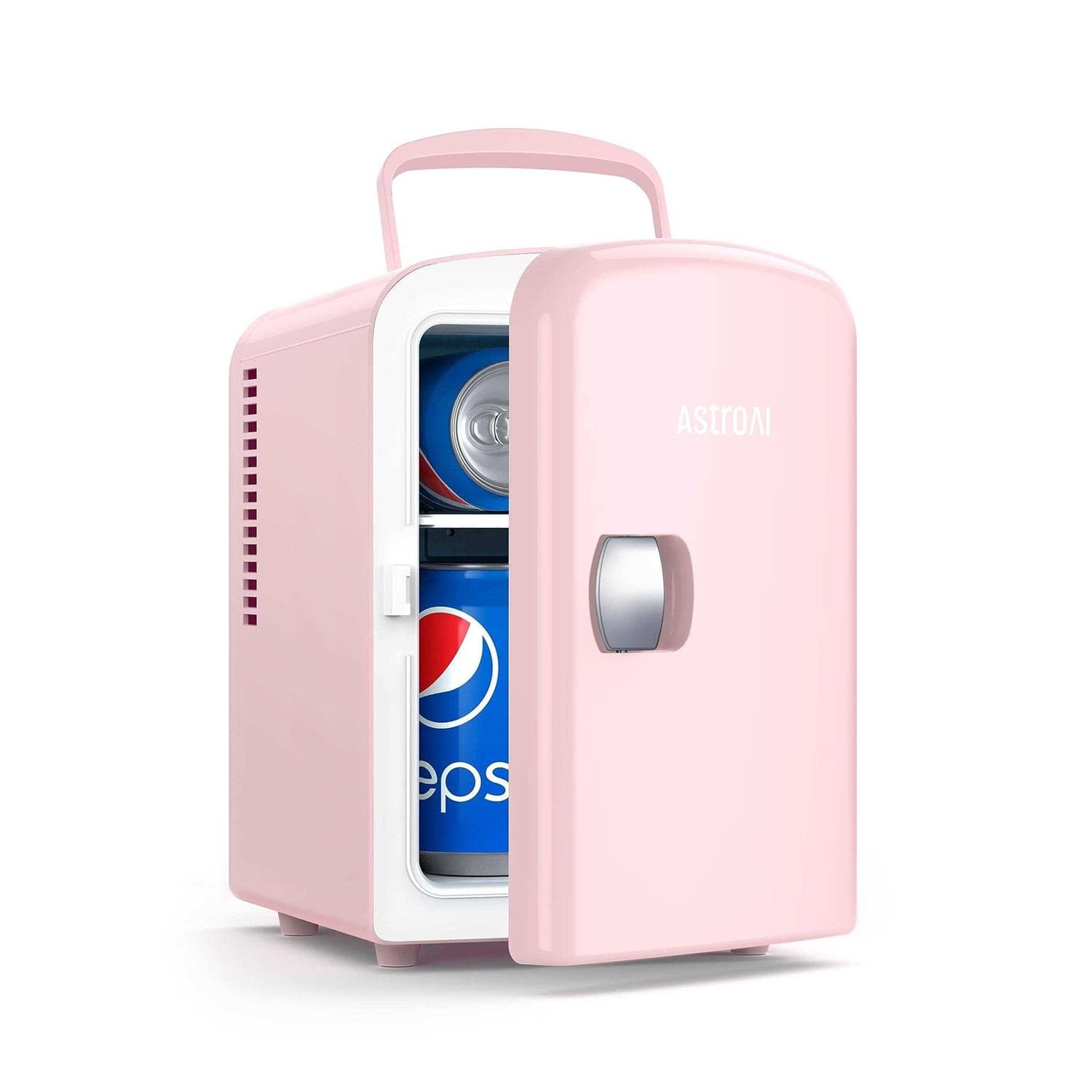 AstroAI Mini Fridge 4 Liter/6 Can AC/DC Portable Thermoelectric Cooler ...