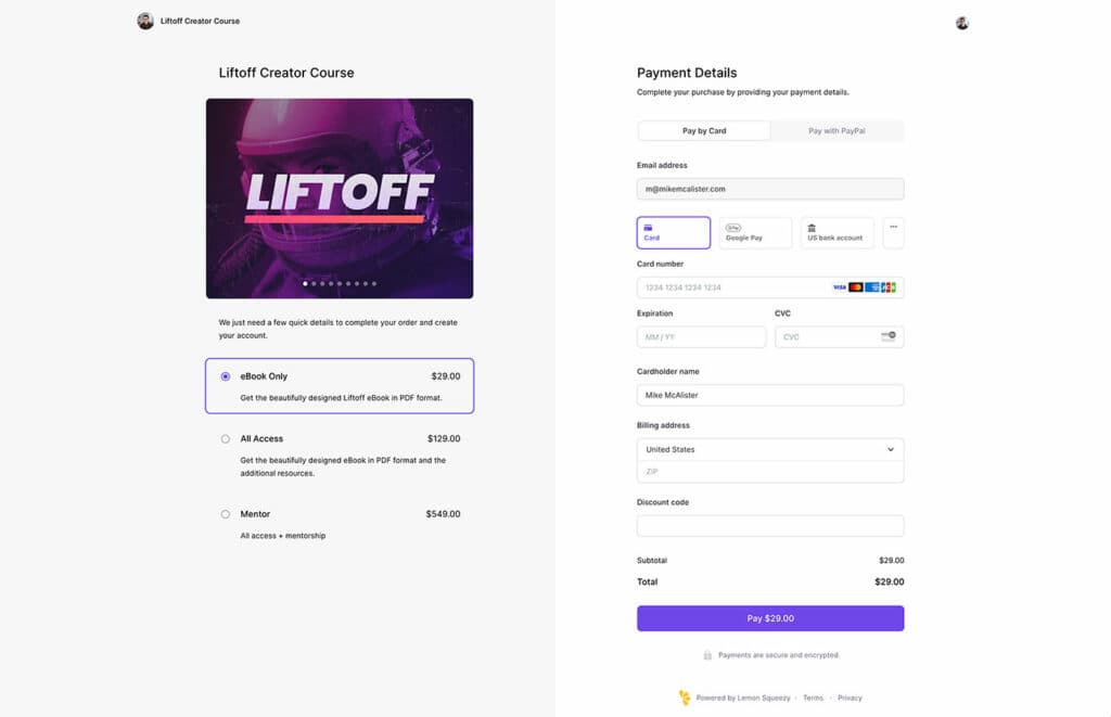 Creating my own course platform from scratch • Liftoff Creator Course