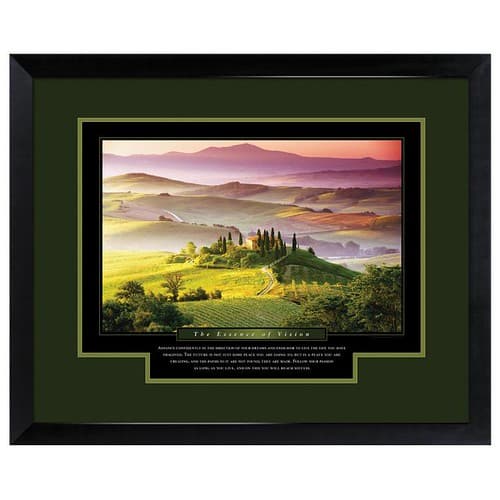 Vision Hilltop Framed Motivational Poster | The Essence of V… | Flickr