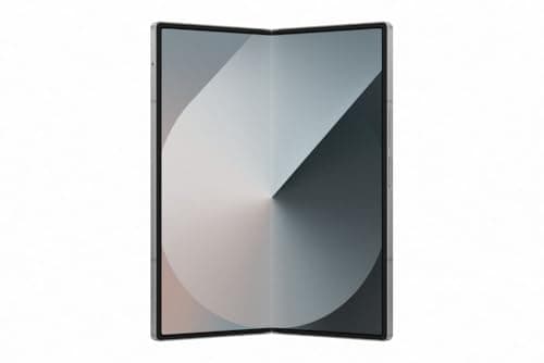 Samsung Galaxy Z Fold6 (256GB), Galaxy AI Enabled, 7.6” Foldable Display, Ultra-Light Thin Gaming & Multi-Tasking, USD Version Unlocked (with 45W Super Fast Charger) - Silver Shadow (Renewed)