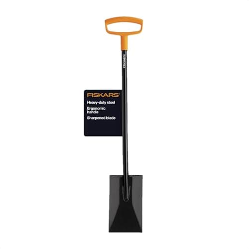 Ergonomic™ pointed spade (grey) | Fiskars