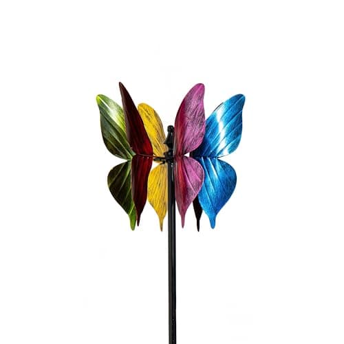 Butterfly Wind Spinners, Stainless Steel 3D Wind Spinner for Yard and ...