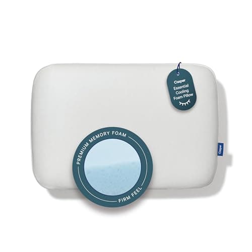 Casper Sleep, Standard Essential Cooling Foam Pillow, White