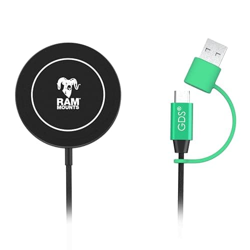 RAM Mounts Quick-Grip Waterproof Wireless Charging Mobile Phone Holder ...