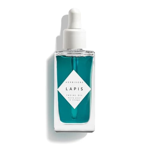 HERBIVORE Lapis Blue Tansy Face Oil – Skin-Balancing Moisturizer for Oily, Acne-Prone Skin | Redness Soothing, Azulene-Rich, Plant-based, Vegan, Cruelty-free, 50 mL / 1.7 oz