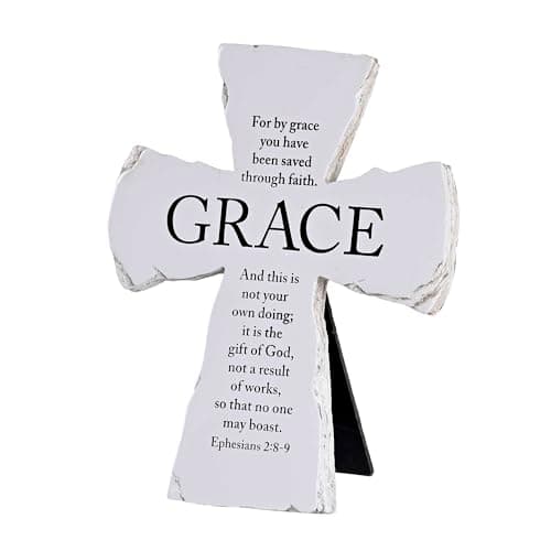 Amazing Grace wall decor, Christian wooden cross, 23" tall Laser ...
