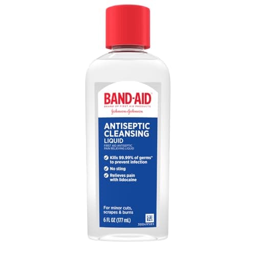 Band Aid Brand First Aid Hurt-Free Antiseptic Wound Wash, 6 fl. oz ...