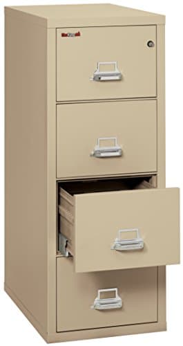 Fireproof Fireking: 4 Drawer Vertical File Cabinet Letter| Free Shipping