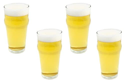 Amazon.com: Libbey Craft Brews 16 Ounce Clear English Pub Glasses, Set ...