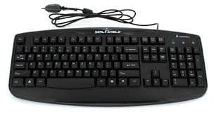 Seal Shield Cleanwipe™ Pro Waterproof Keyboard has an ergonomic and ...