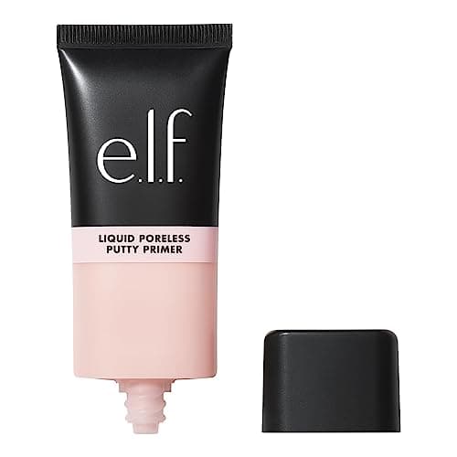 e.l.f. Poreless Putty Primer, Minimizes Pores & Preps Skin, Creates a Flawless Base, For All Skin Types, 0.74 Oz (21g)